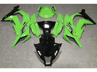 Gloss Green & Logos 2011-2015 Kawasaki ZX10R Motorcycle Fairings