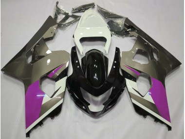 Gloss Grey 2004-2005 Suzuki GSXR 600-750 Motorcycle Fairings