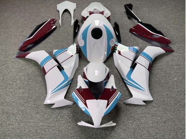 Gloss Light Blue and Maroon 2012-2016 Honda CBR1000RR Motorcycle Fairings