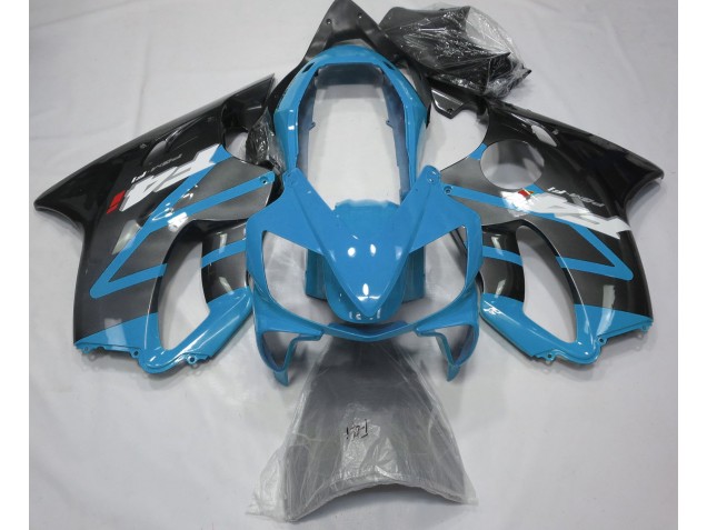 Gloss Light Blue & Grey 2004-2007 Honda CBR600 F4i Motorcycle Fairings