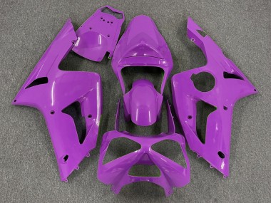 Gloss Magenta Plain 2003-2004 Kawasaki ZX6R Motorcycle Fairings