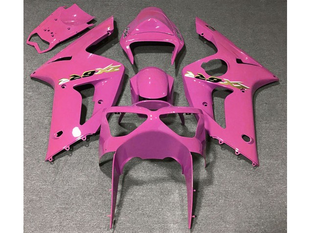 Gloss Pink 2003-2004 Kawasaki ZX6R Motorcycle Fairings