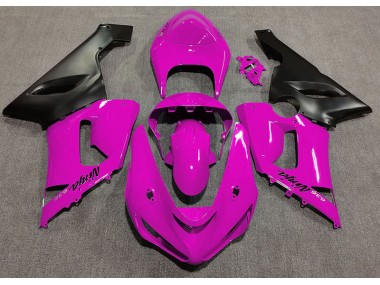 Gloss Pink 2005-2006 Kawasaki ZX6R Motorcycle Fairings