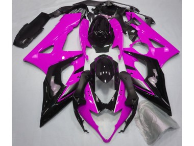 Gloss Pink and Black 2005-2006 Suzuki GSXR 1000 Motorcycle Fairings