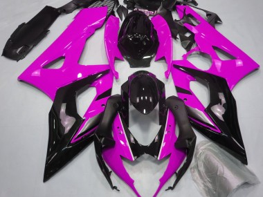 Gloss Pink and Black 2005-2006 Suzuki GSXR 1000 Motorcycle Fairings