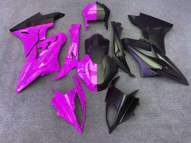 Gloss Pink / Matte Black Split 2009-2018 BMW S1000RR Motorcycle Fairings