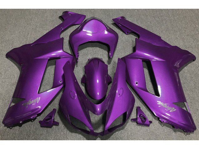 Gloss Purple 2007-2008 Kawasaki ZX6R Motorcycle Fairings