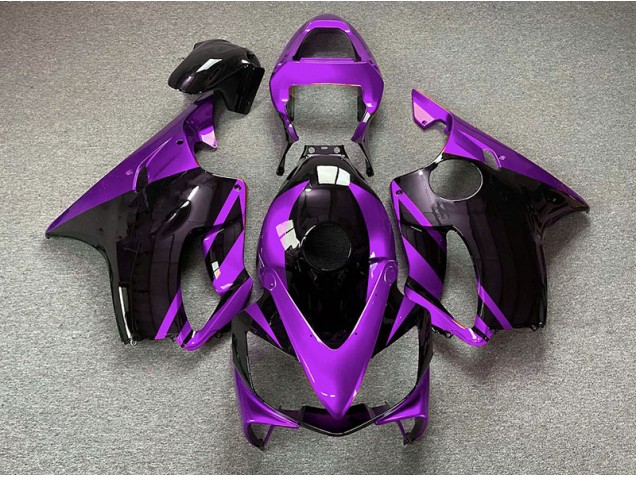 Gloss Purple and Black 2001-2003 Honda CBR600 F4i Motorcycle Fairings