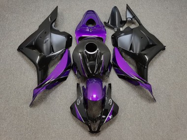 Gloss Purple and Black 2009-2012 Honda CBR600RR Motorcycle Fairings