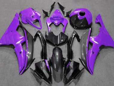 Gloss Purple and Carbon 2008-2016 Yamaha R6 Motorcycle Fairings