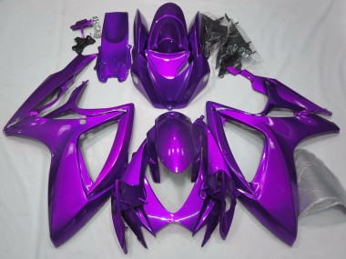 Gloss Purple Plain 2006-2007 Suzuki GSXR 600-750 Motorcycle Fairings