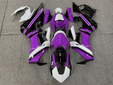 Gloss Purple White and Black 2017-2019 Honda CBR1000RR Motorcycle Fairings