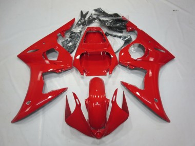 Gloss Red 2003-2005 Yamaha R6 Motorcycle Fairings