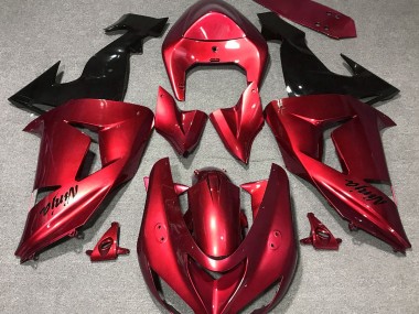 Gloss Red 2006-2007 Kawasaki ZX10R Motorcycle Fairings