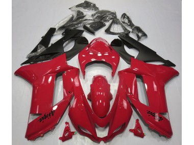 Gloss Red 2007-2008 Kawasaki ZX6R Motorcycle Fairings