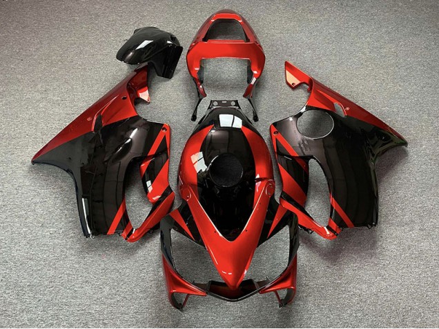 Gloss Red and Black 2001-2003 Honda CBR600 F4i Motorcycle Fairings