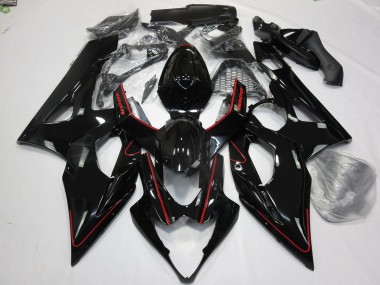 Gloss Red and Black 2005-2006 Suzuki GSXR 1000 Motorcycle Fairings