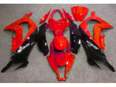 Gloss Red and Black 2016-2019 Kawasaki ZX10R Motorcycle Fairings