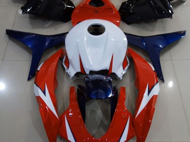 Gloss Red and Blue 2009-2012 Honda CBR600RR Motorcycle Fairings