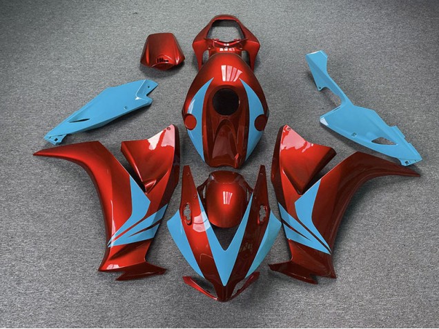 Gloss Red and Light Blue 2012-2016 Honda CBR1000RR Motorcycle Fairings