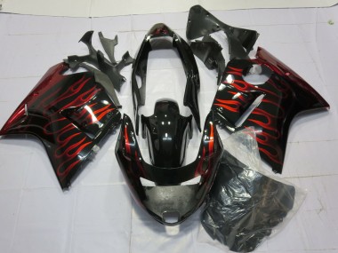 Gloss Red Flame 1996-2007 Honda CBR1100XX Motorcycle Fairings