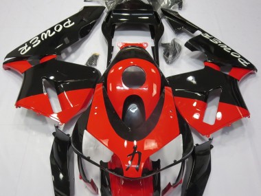 Gloss Red Power 2003-2004 Honda CBR600RR Motorcycle Fairings