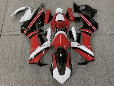 Gloss Red White and Black 2017-2019 Honda CBR1000RR Motorcycle Fairings