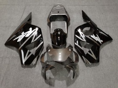 Gloss Silver and Black 2002-2003 Honda CBR954 Motorcycle Fairings