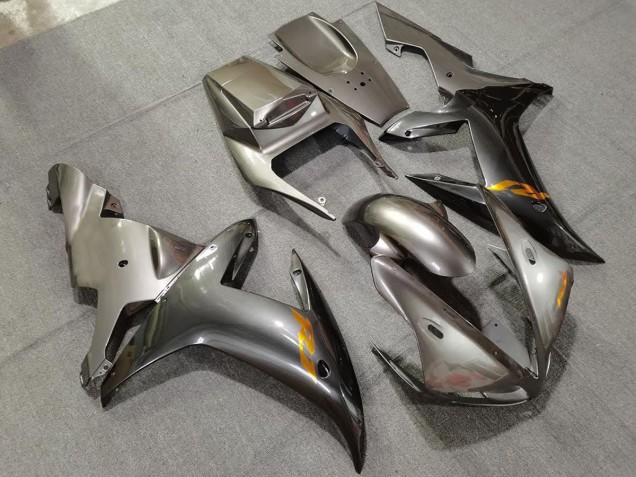 Gloss Silver & Gold 2002-2003 Yamaha R1 Motorcycle Fairings