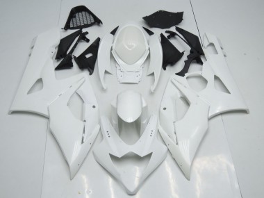 Gloss White 2005-2006 Suzuki GSXR 1000 Motorcycle Fairings