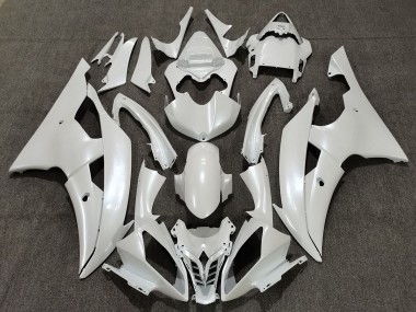 Gloss White 2008-2016 Yamaha R6 Motorcycle Fairings