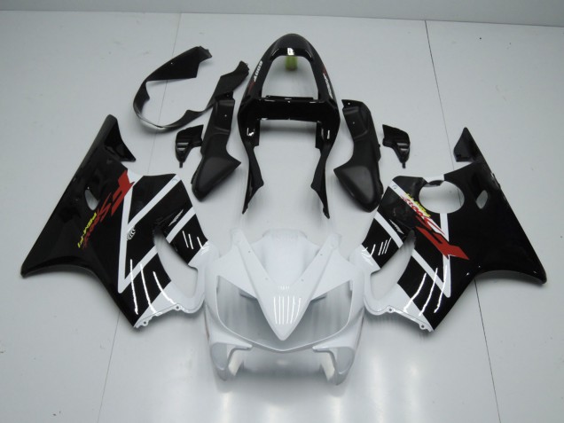 Gloss White and Black 2001-2003 Honda CBR600 F4i Motorcycle Fairings