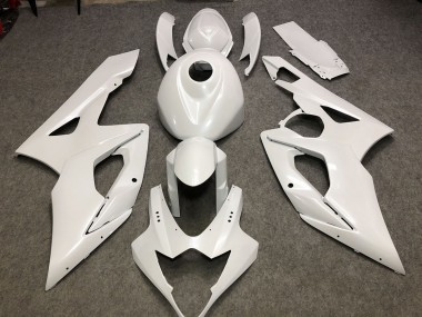 Gloss White Plain 2005-2006 Suzuki GSXR 1000 Motorcycle Fairings