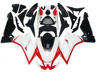 Gloss White & Red 2010-2015 Aprilia RSV4 1000 Motorcycle Fairings