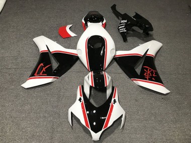 Gloss White Red and Black 2008-2011 Honda CBR1000RR Motorcycle Fairings