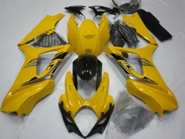 Gloss Yellow 2007-2008 Suzuki GSXR 1000 Motorcycle Fairings