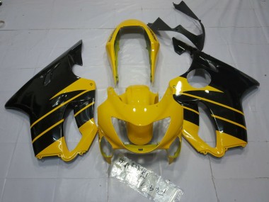 Gloss Yellow and Black 1999-2000 Honda CBR600 F4 Motorcycle Fairings