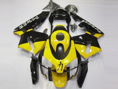 Gloss Yellow Power 2003-2004 Honda CBR600RR Motorcycle Fairings