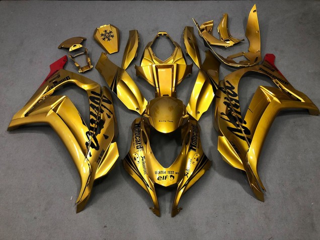 Gold 2016-2019 Kawasaki ZX10R Motorcycle Fairings