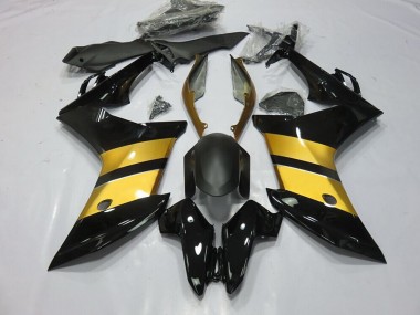 Gold Black CBR Design 2011-2012 Honda CBR600F Motorcycle Fairings