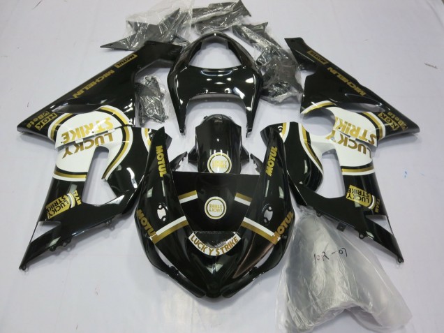 Gold LS 2005-2006 Kawasaki ZX6R Motorcycle Fairings