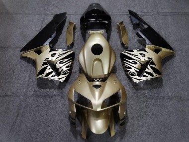 Golden Black 2005-2006 Honda CBR600RR Motorcycle Fairings