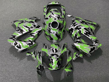 Green Camo 2002-2012 Honda VFR800 Motorcycle Fairings