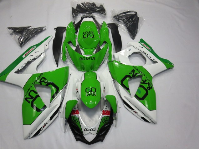 Green Go Fun 2009-2016 Suzuki GSXR 1000 Motorcycle Fairings