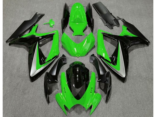 Green OEM Style 2006-2007 Suzuki GSXR 600-750 Motorcycle Fairings