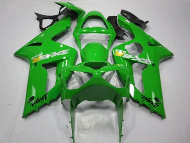 Green OEM Style- ZX6R 03-04 2003-2004 Kawasaki ZX6R Motorcycle Fairings