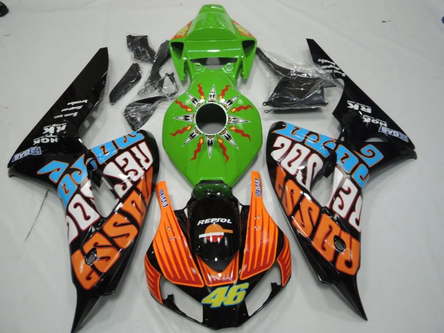 Green Rossi 2006-2007 Honda CBR1000RR Motorcycle Fairings