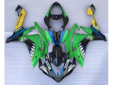 Green Shark 2007-2008 Yamaha R1 Motorcycle Fairings