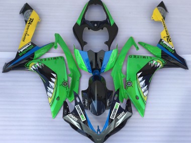 Green Shark 2007-2008 Yamaha R1 Motorcycle Fairings