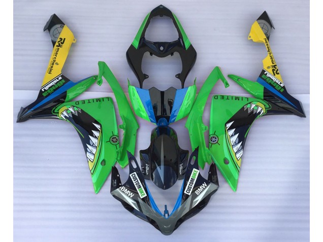 Green Shark 2007-2008 Yamaha R1 Motorcycle Fairings